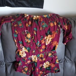 Charlotte Russe Cold Shoulder Romper